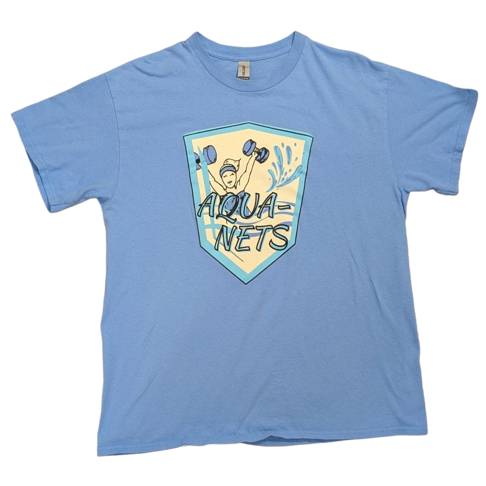 "Aquanets" Swim Team Water Aerobics Aquacize Retro T-shirt